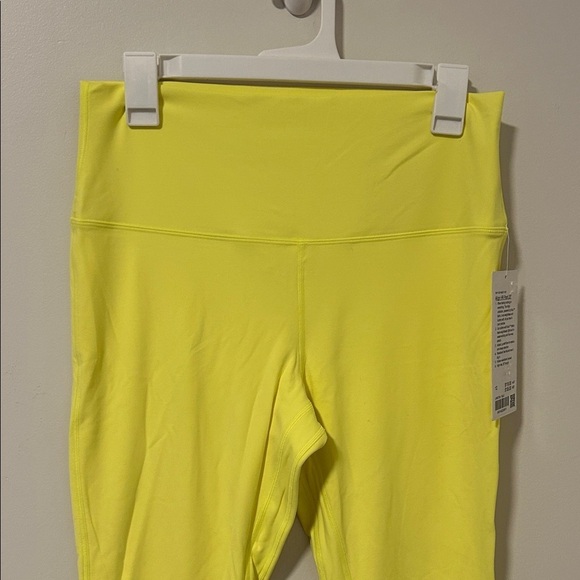 Lululemon Align HR Pant 25” Yellow Leggings Size 12